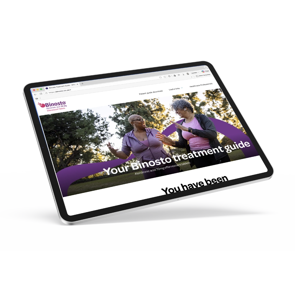Binosto<sup>®</sup> Patient Website