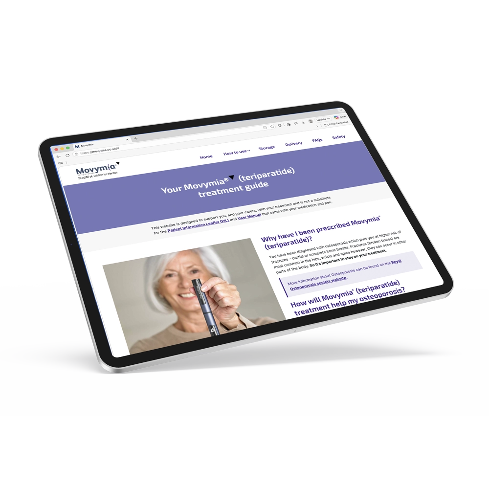 Movymia<sup>®</sup><span style="color: #000;">▼</span> Patient website